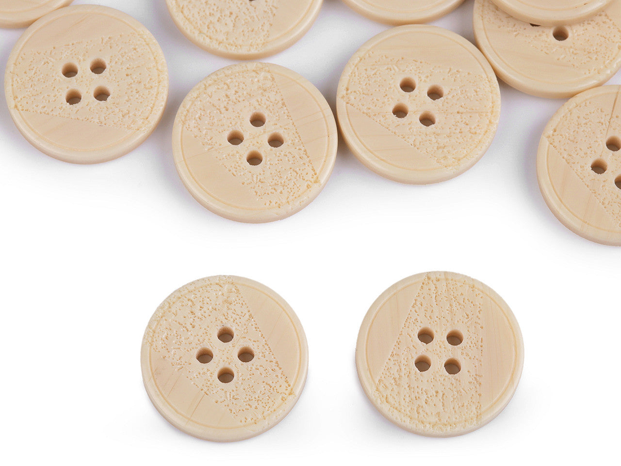 Bouton avec gravure au laser, taille 15,2mm, 17,7mm, 20,3mm, 36'
