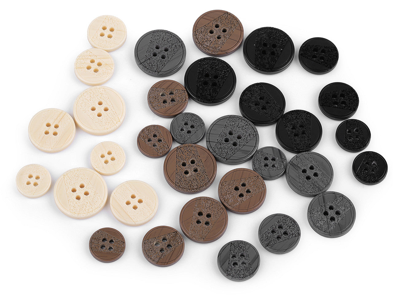 Bouton avec gravure au laser, taille 15,2mm, 17,7mm, 20,3mm, 36'