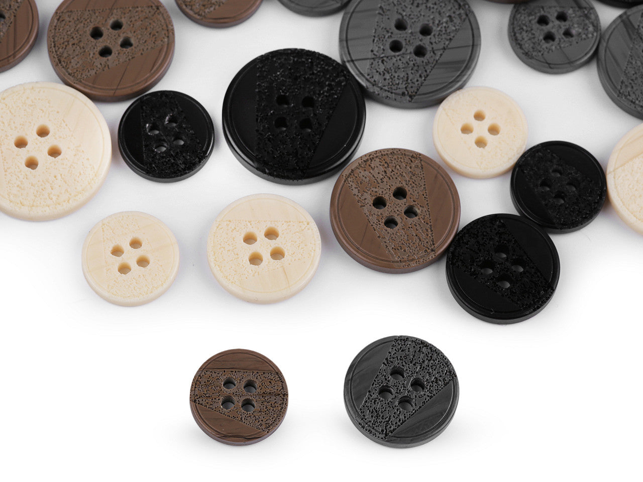 Bouton avec gravure au laser, taille 15,2mm, 17,7mm, 20,3mm, 36'