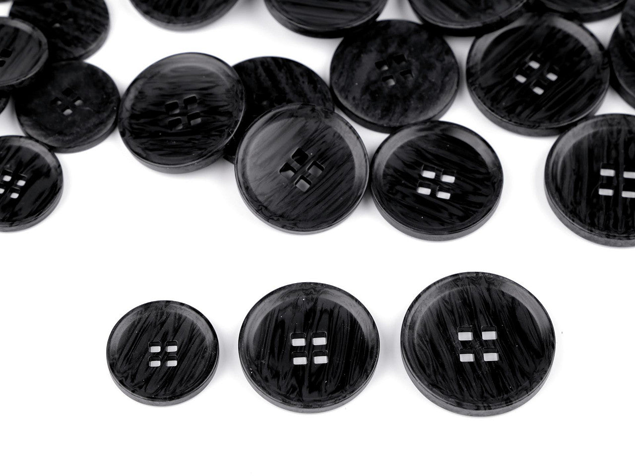 Bouton imitation bois, taille 20,3mm, 25,4mm, 44'