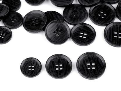 Bouton imitation bois, taille 20,3mm, 25,4mm, 44'