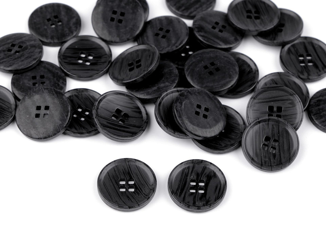 Bouton imitation bois, taille 20,3mm, 25,4mm, 44'