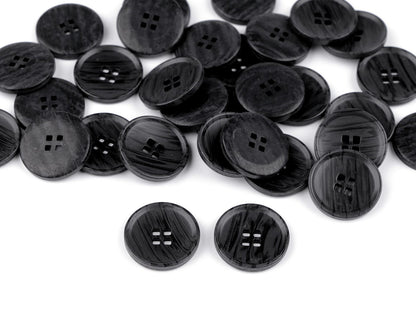 Bouton imitation bois, taille 20,3mm, 25,4mm, 44'