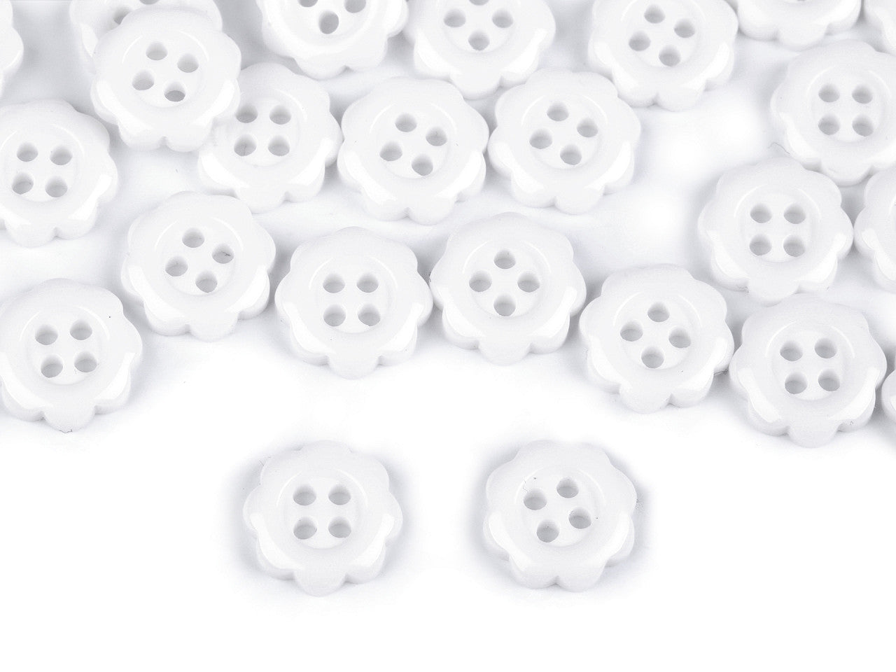 Bouton Fleur, taille 12,7mm