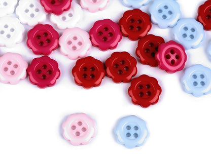 Bouton Fleur, taille 12,7mm