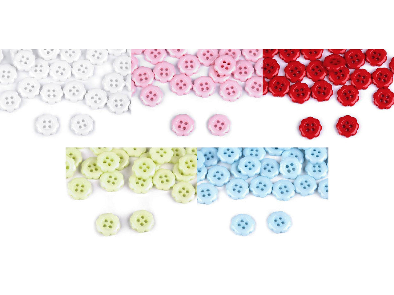 Bouton Fleur, taille 12,7mm