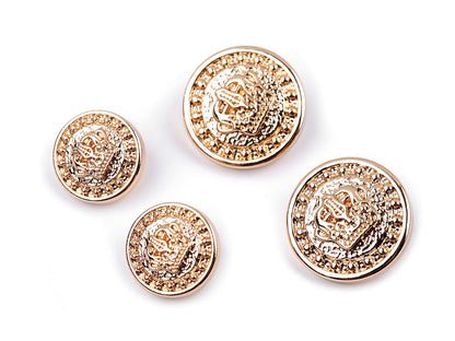 Bouton métallique, taille 15,2mm, 20,3mm