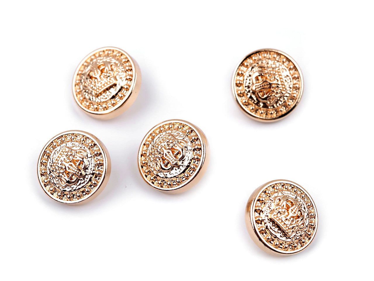 Bouton métallique, taille 15,2mm, 20,3mm