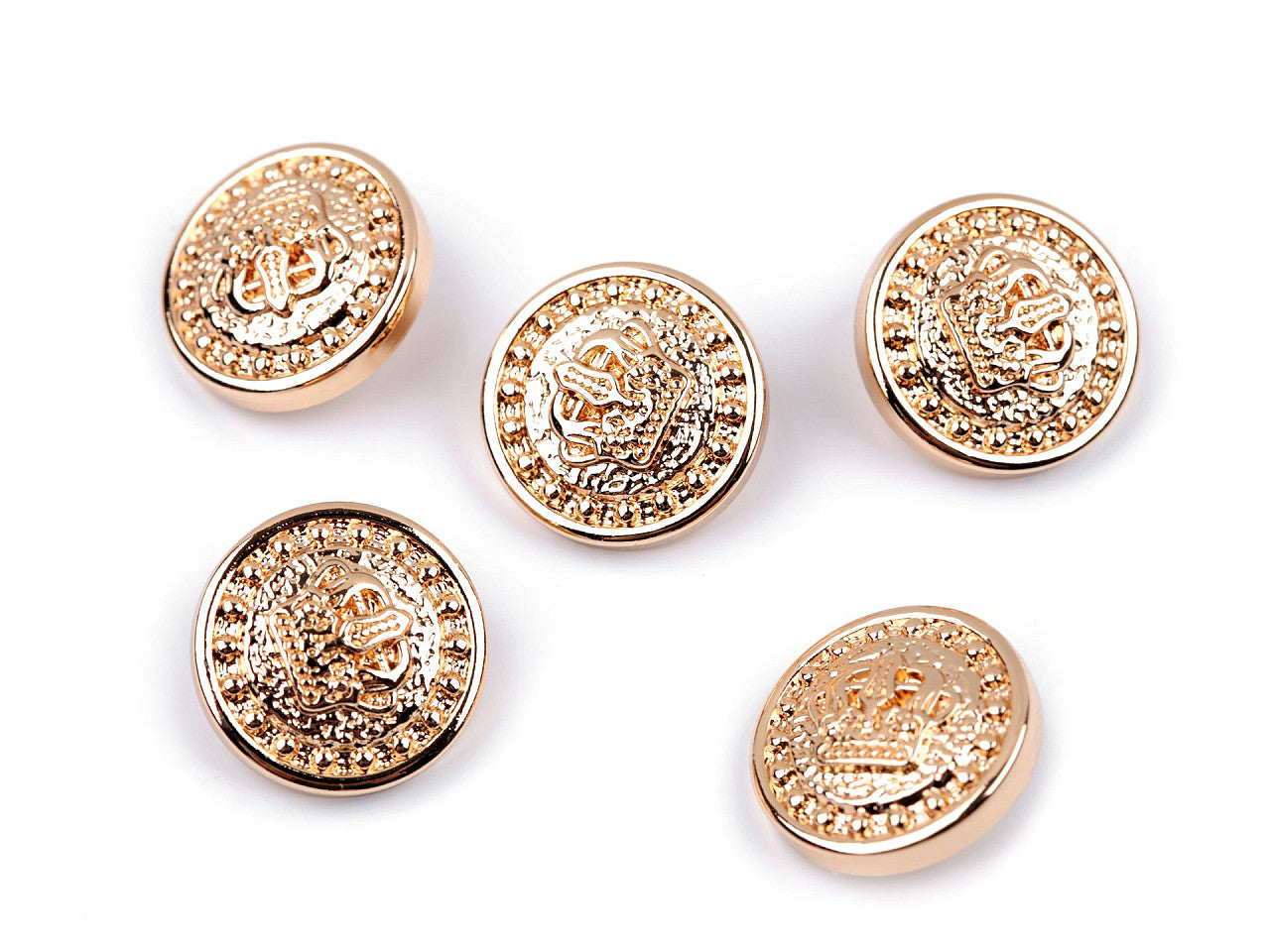 Bouton métallique, taille 15,2mm, 20,3mm