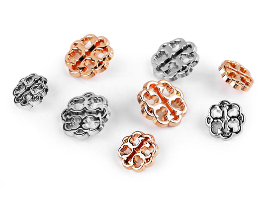 Bouton métallique, taille 15,2mm, 30'