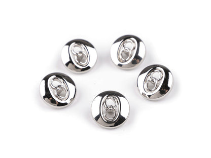 Bouton métallique, taille 17,7mm, 36'