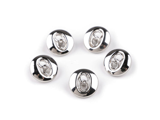 Bouton métallique, taille 17,7mm, 36'