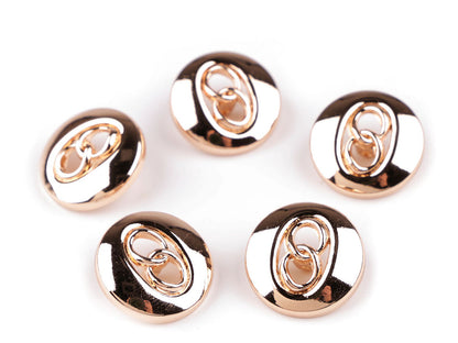 Bouton métallique, taille 17,7mm, 36'