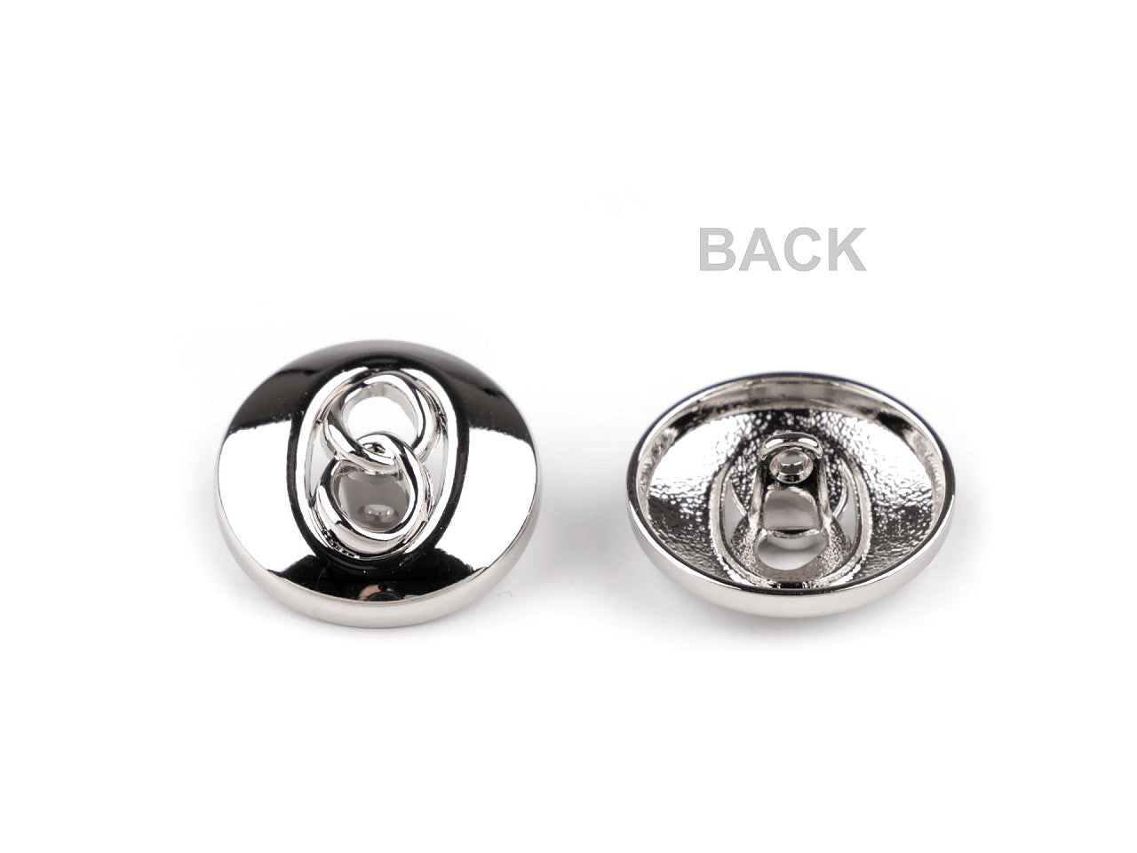 Bouton métallique, taille 17,7mm, 36'