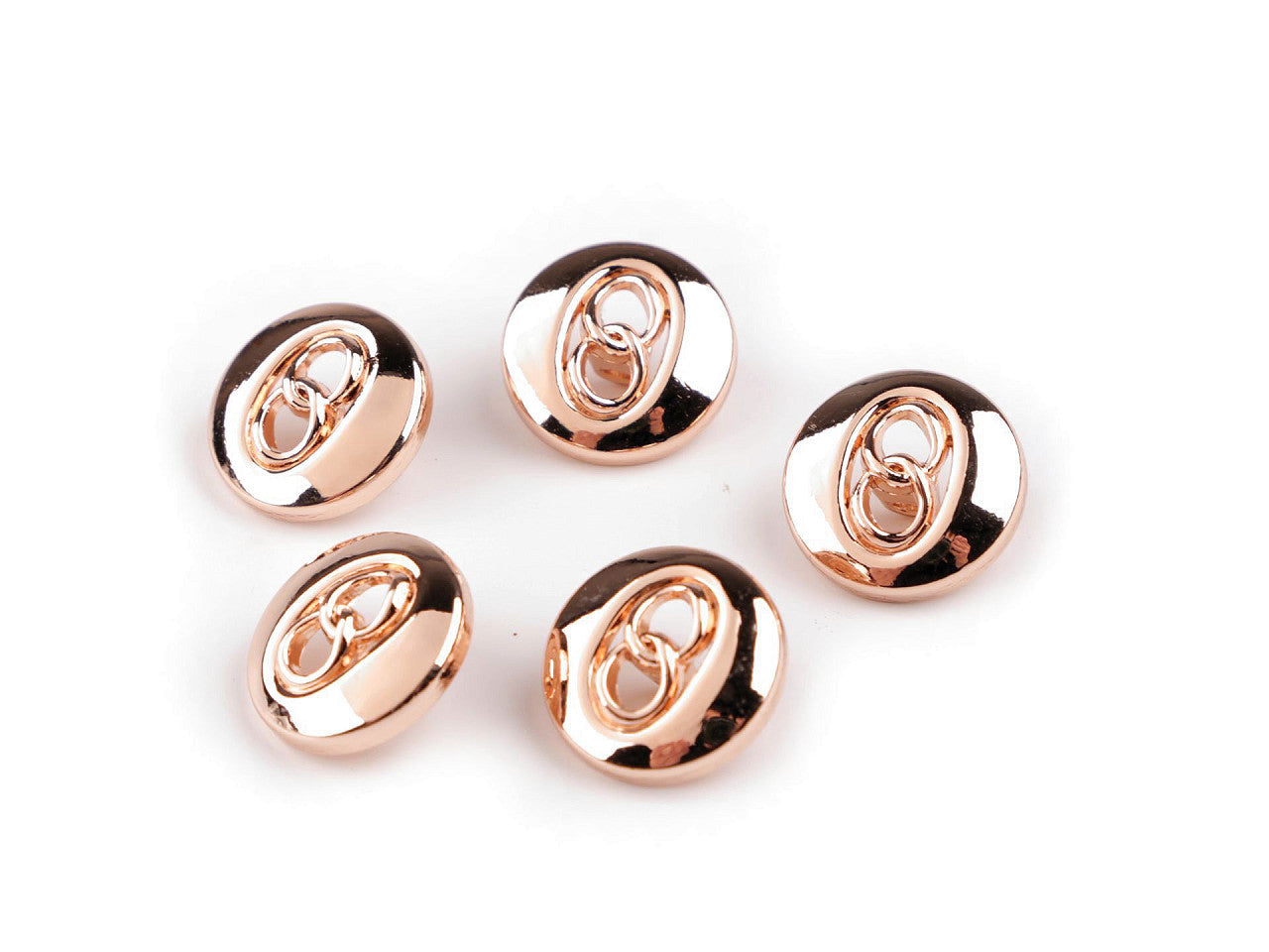 Bouton métallique, taille 17,7mm, 36'