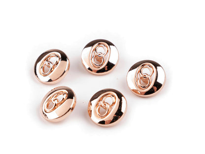 Bouton métallique, taille 17,7mm, 36'