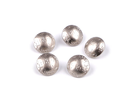 Bouton en métal finement forgé, taille 15,2mm; 30' ; 38'