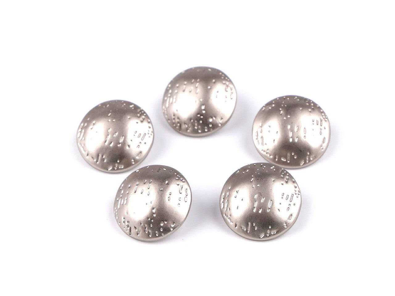 Bouton en métal finement forgé, taille 15,2mm; 30' ; 38'