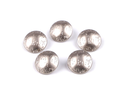 Bouton en métal finement forgé, taille 15,2mm; 30' ; 38'