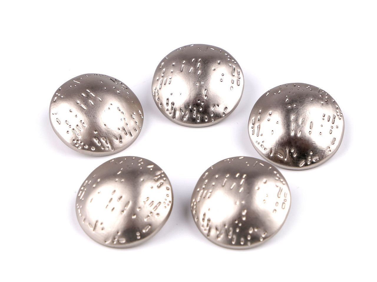 Bouton en métal finement forgé, taille 15,2mm; 30' ; 38'
