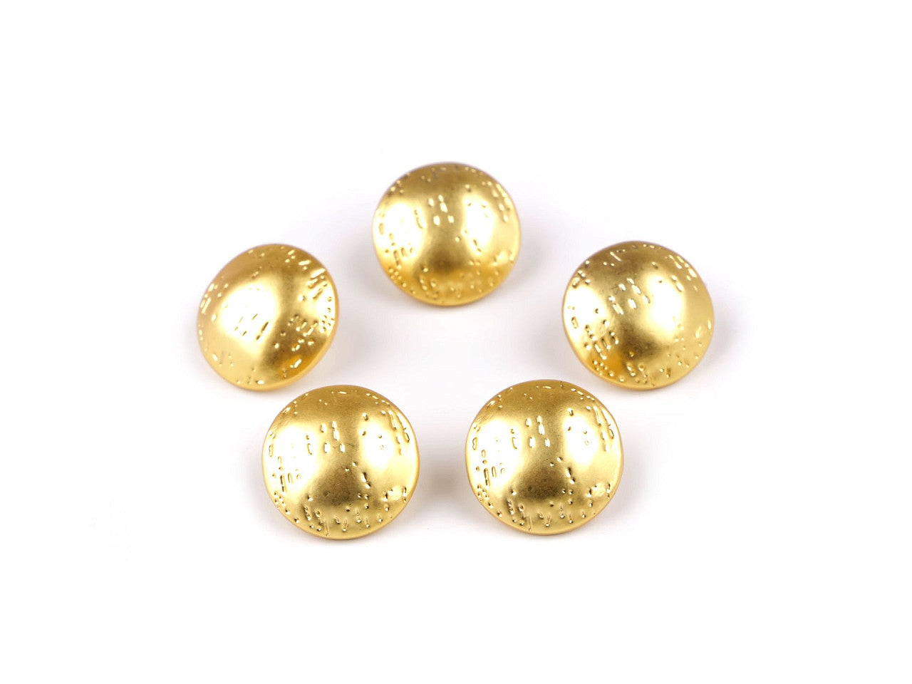 Bouton en métal finement forgé, taille 15,2mm; 30' ; 38'