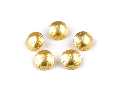 Bouton en métal finement forgé, taille 15,2mm; 30' ; 38'