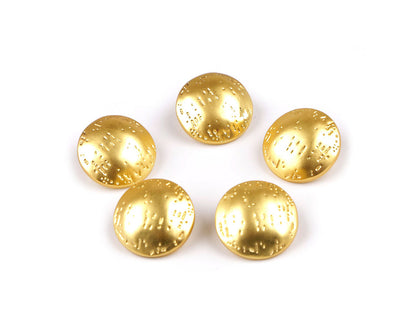 Bouton en métal finement forgé, taille 15,2mm; 30' ; 38'