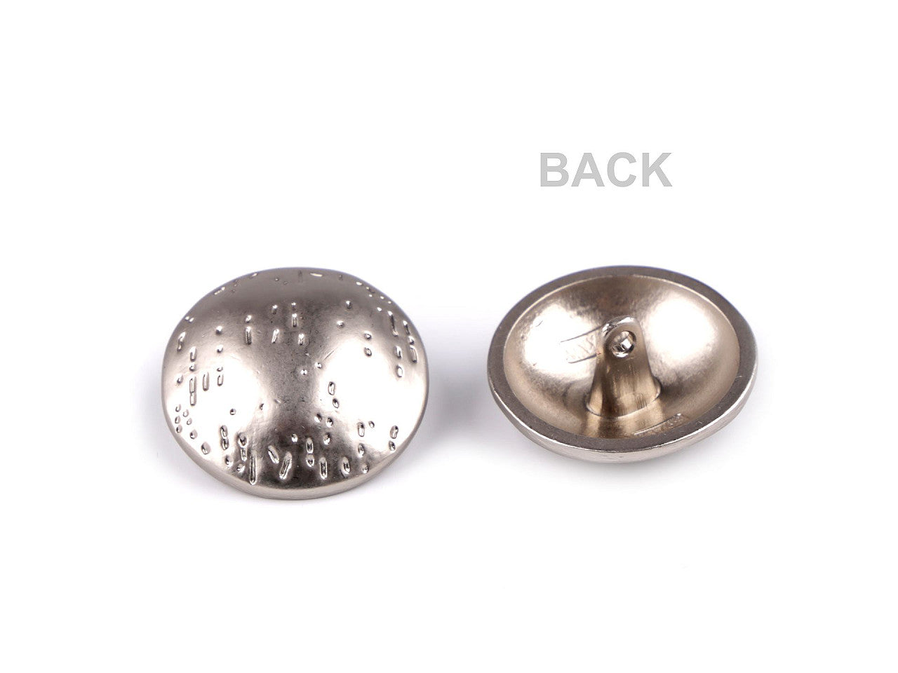 Bouton en métal finement forgé, taille 15,2mm; 30' ; 38'