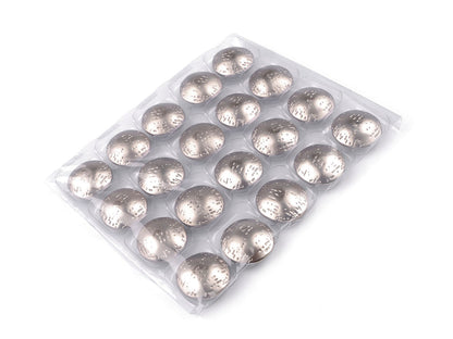 Bouton en métal finement forgé, taille 15,2mm; 30' ; 38'