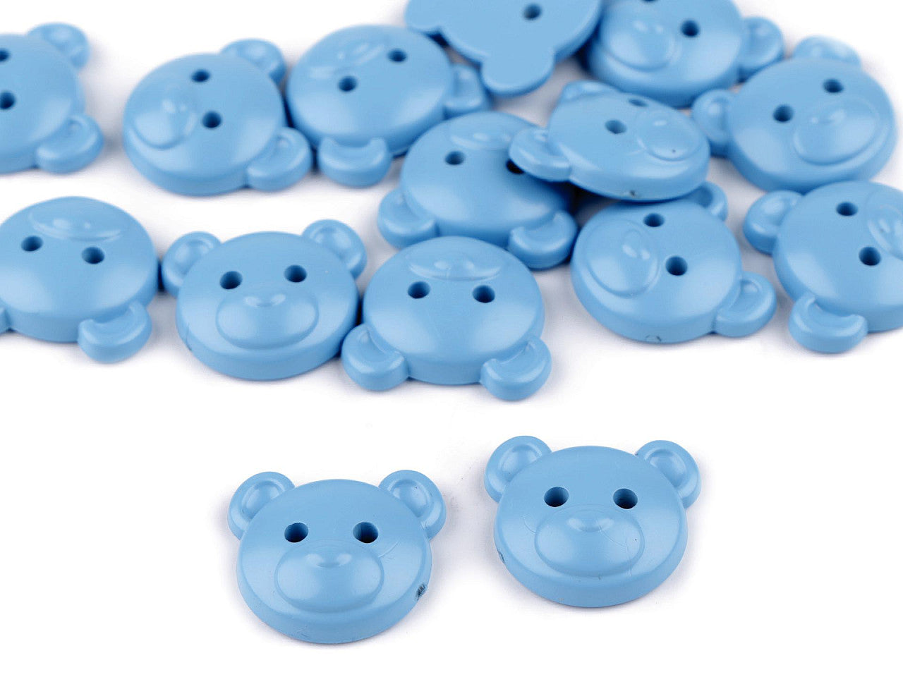 Bouton enfant, taille 21,1mm, ours en peluche