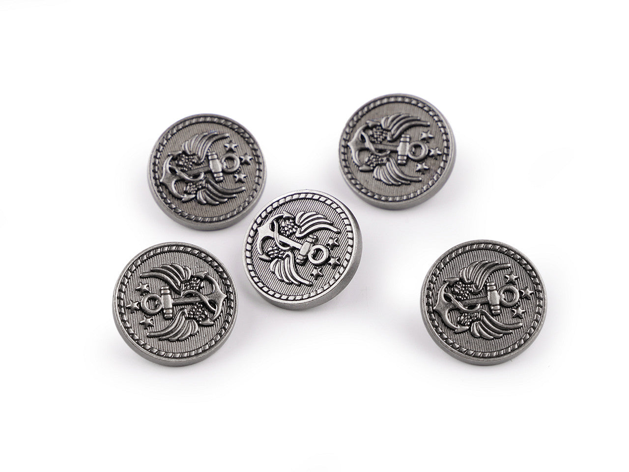 Bouton métallique, taille 17,7mm ; 20,3mm ; 36'