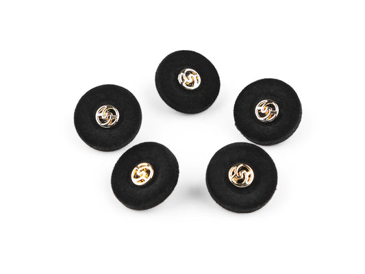 Boutons en velours, taille 17,7mm, 36'