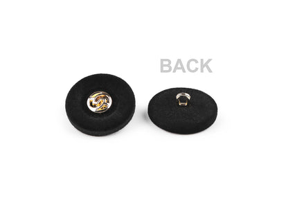 Boutons en velours, taille 17,7mm, 36'