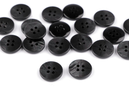 Bouton avec coutures, taille 15,2mm, 17,7mm, 36', 25,4mm