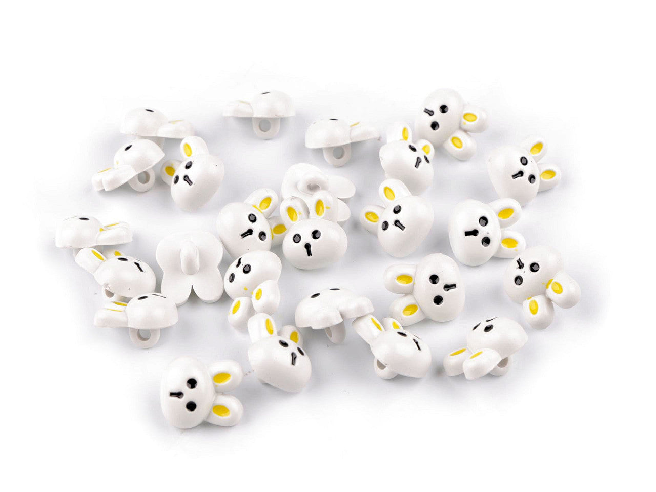 Bouton enfant - Lièvre, Ours, Panda