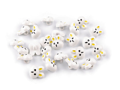 Bouton enfant - Lièvre, Ours, Panda