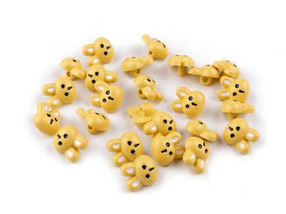 Bouton enfant - Lièvre, Ours, Panda