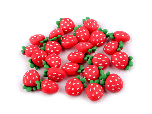 Bouton Fraise 3D, taille 21,1mm
