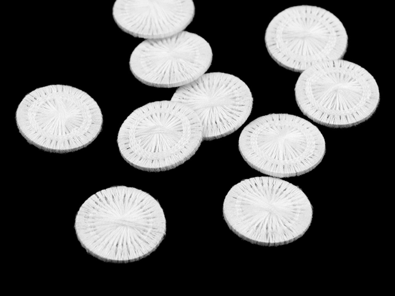 Bouton en fil pour linge de lit, taille 24 ; 16,5mm