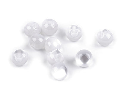 Bouton à coudre Perle/Œil de chat, Ø 10 mm