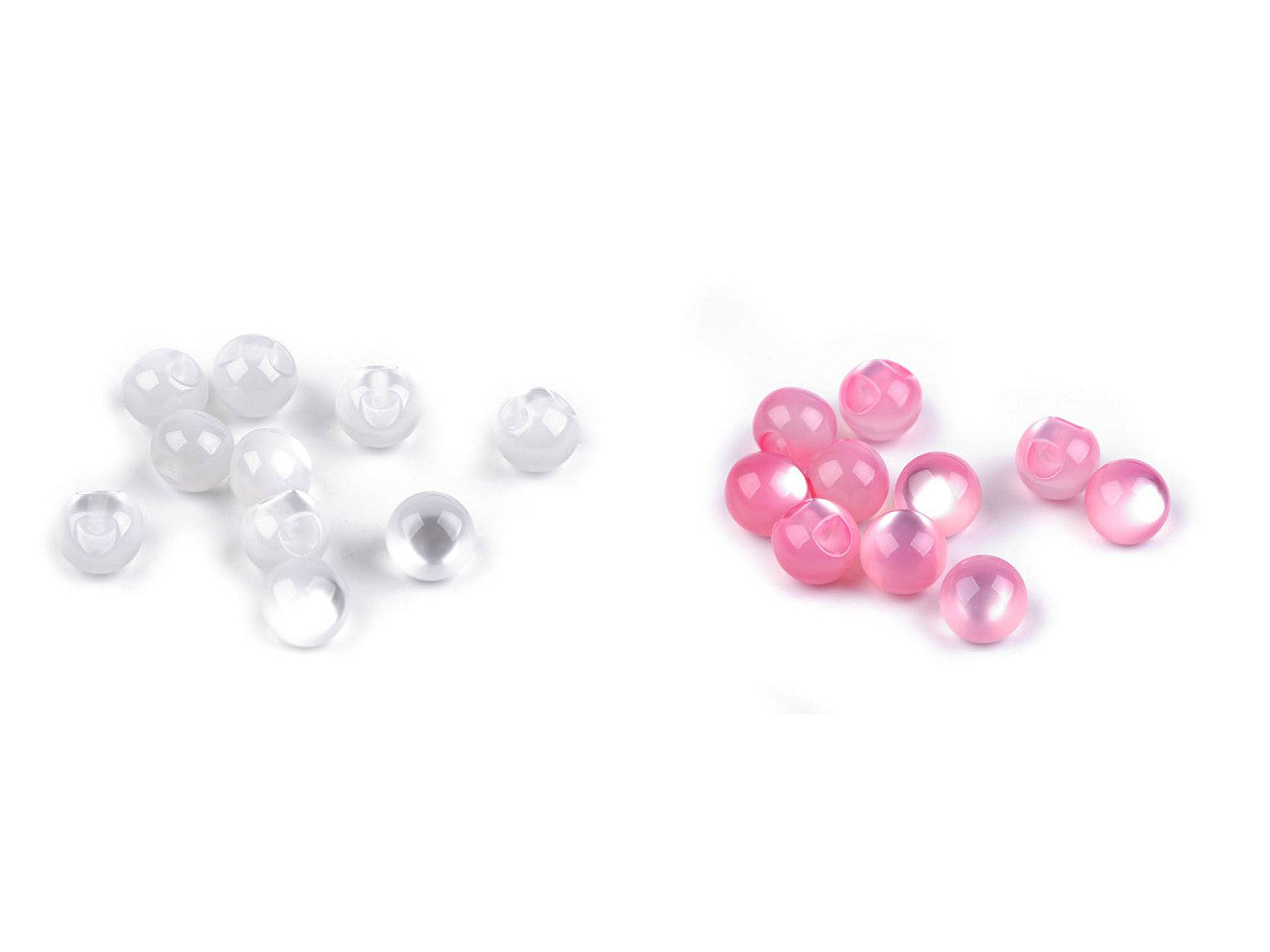 Bouton à coudre Perle/Œil de chat, Ø 10 mm