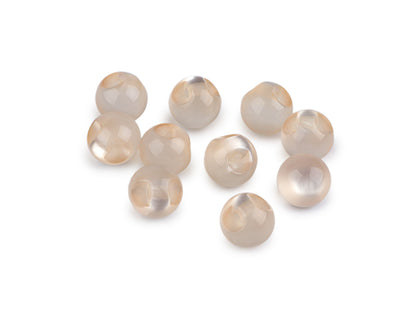 Bouton à coudre Perle/Œil de chat, Ø 10 mm - 10pc
