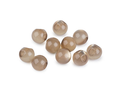Bouton à coudre Perle/Œil de chat, Ø 10 mm - 10pc
