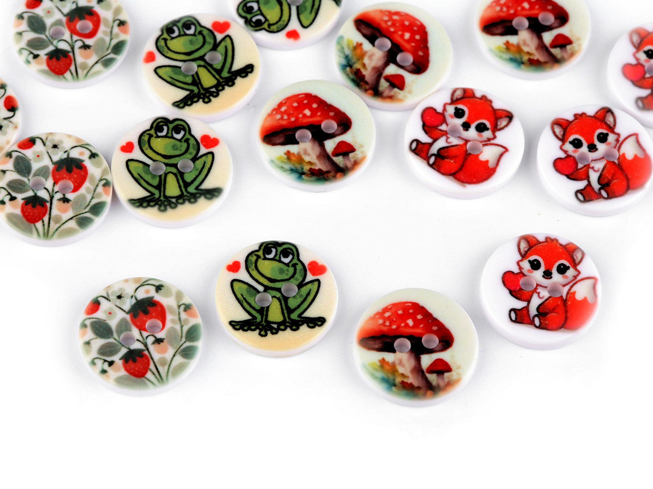 Bouton pour enfants, taille 15,2mm