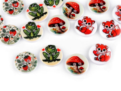 Bouton pour enfants, taille 15,2mm