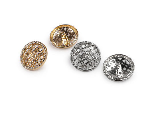 Bouton métallique, taille 25,4mm - 25pc