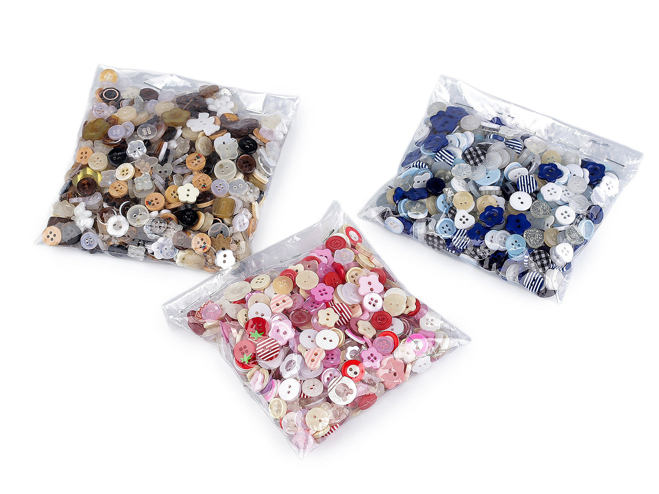 Assortiment de boutons, 500 pièces - 1sachet