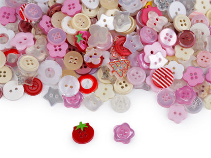 Assortiment de boutons, 500 pièces - 1sachet