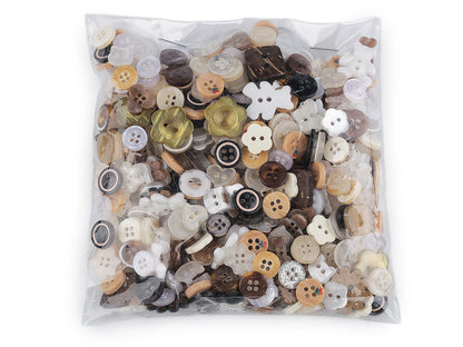 Assortiment de boutons, 500 pièces - 1sachet