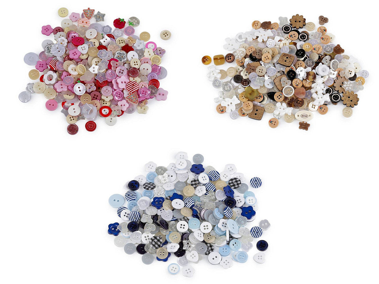 Assortiment de boutons, 500 pièces - 1sachet